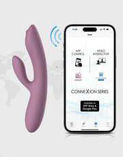 Svakom - Trysta Neo - Interactieve Rabbit Vibrator met G-Spot Balletje - Pink-Erotiekvoordeel.nl