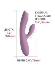 Svakom - Trysta Neo - Interactieve Rabbit Vibrator met G-Spot Balletje - Pink-Erotiekvoordeel.nl
