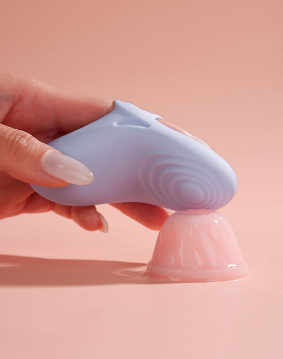 SVAKOM - Echo 2 - Flexibele Vinger Vibrator - App Control - Sky Blue-Erotiekvoordeel.nl