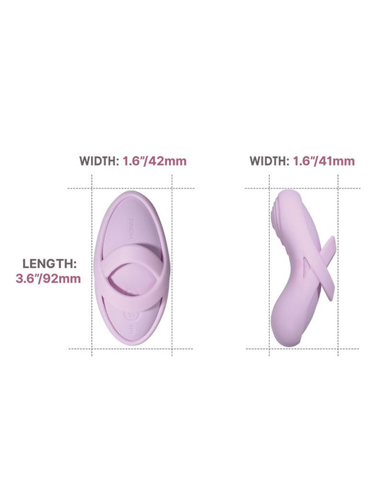 SVAKOM - Echo 2 - Flexibele Vinger Vibrator - App Control - Pink Lilac-Erotiekvoordeel.nl