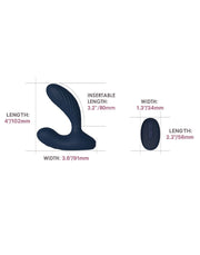 Svakom - Connexion Series Vick Neo 2 - Prostaat Vibrator - App Control - Donkerblauw-Erotiekvoordeel.nl