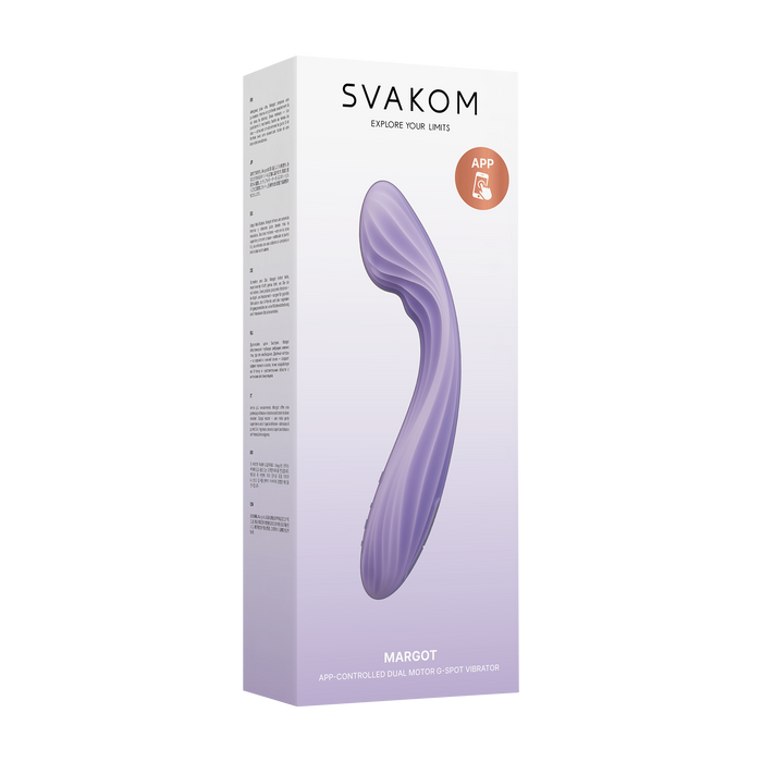 Svakom - Margot – G-spot Vibrator - Dubbele Motor - App Control – Lila-Erotiekvoordeel.nl