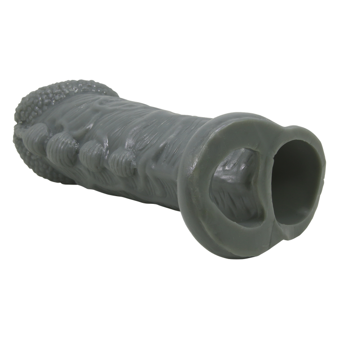 Pretty Love - Faylen - Realistische Penis Sleeve - Donkergrijs-Erotiekvoordeel.nl