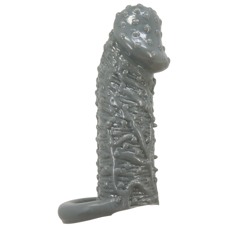 Pretty Love - Fogg - Realistische Penis Sleeve - Donkergrijs-Erotiekvoordeel.nl