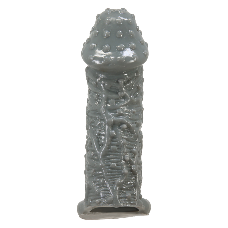 Pretty Love - Fogg - Realistische Penis Sleeve - Donkergrijs-Erotiekvoordeel.nl