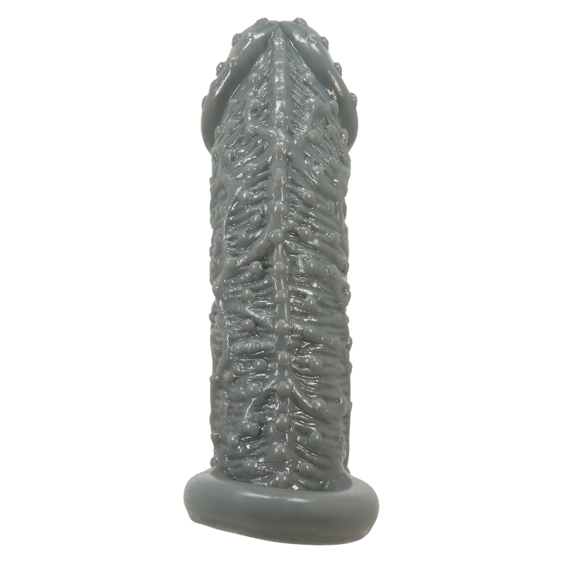 Pretty Love - Fogg - Realistische Penis Sleeve - Donkergrijs-Erotiekvoordeel.nl