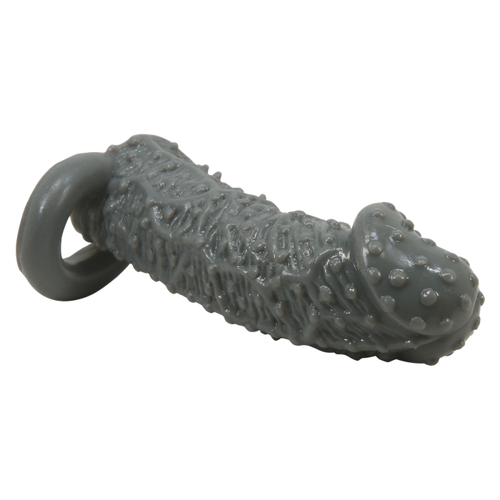 Pretty Love - Fogg - Realistische Penis Sleeve - Donkergrijs-Erotiekvoordeel.nl