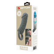 Pretty Love - Fogg - Realistische Penis Sleeve - Donkergrijs-Erotiekvoordeel.nl