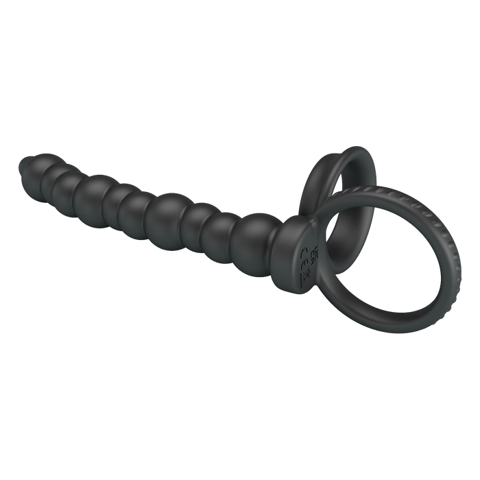 Pretty Love - Dillion - Cockring Anaal Kralen - Zwart-Erotiekvoordeel.nl