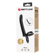 Pretty Love - Moses - Cock en Ball Ring Dildo - Zwart-Erotiekvoordeel.nl