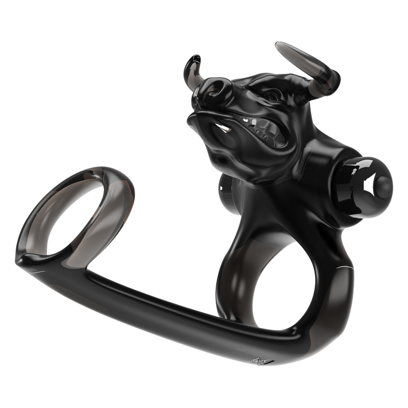 Pretty Love - Bull Warrior - Penisring - Zwart-Erotiekvoordeel.nl
