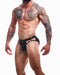 Cut4Men - Sexy Wetlook Herenstring - Boost - Zwart-Erotiekvoordeel.nl