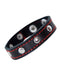 Cut4Men - 2-in-1 Armband & Ballstretcher - PU-Leer - Zwart/Rood-Erotiekvoordeel.nl