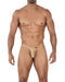 Cut4Men - Spandex Micro Herenstring - Goud Zand-Erotiekvoordeel.nl