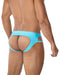 Cut4Men - Spandex Sexy Web Jockstrap - Turquoise-Erotiekvoordeel.nl