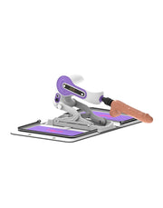 ZSEX - Fuck Machine - Witte Tas - Paarse Machine-Erotiekvoordeel.nl