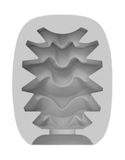 VIBEGGS - Candy Curves - Vibrerende Masturbatie Sleeve èn Vinger Vibrator - Wit-Erotiekvoordeel.nl