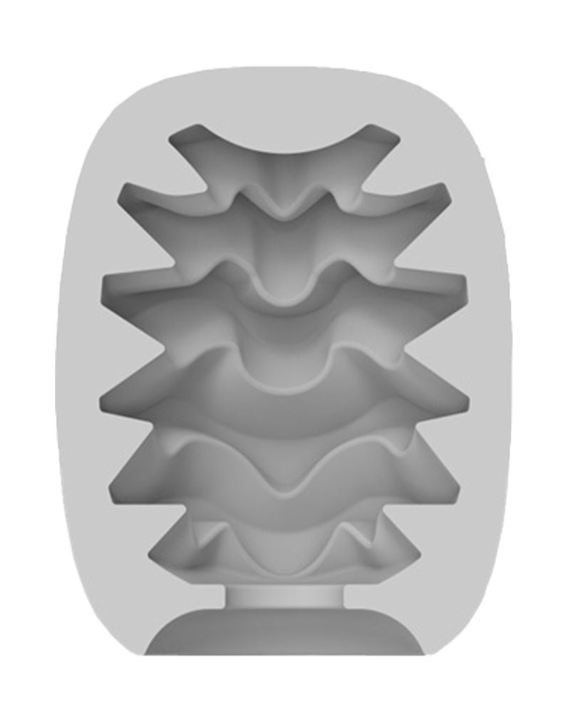 VIBEGGS - Candy Curves - Vibrerende Masturbatie Sleeve èn Vinger Vibrator - Wit-Erotiekvoordeel.nl