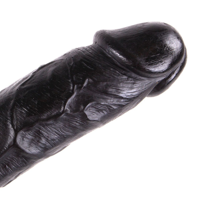 Dinoo - XL Dildo - Kong - 26 x 4.5 cm - Zwart-Erotiekvoordeel.nl