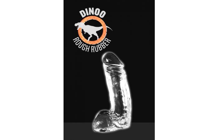 Dinoo - Overo - Anaal Dildo - 22,5 cm - Transparant