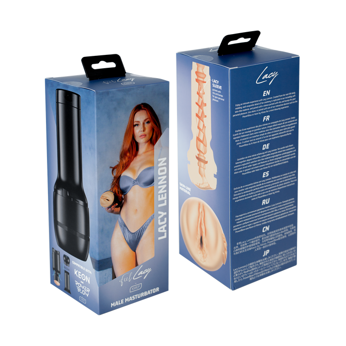 Kiiroo - FeelStar Stroker - Pornoster Masturbator - Lacy Lennon-Erotiekvoordeel.nl