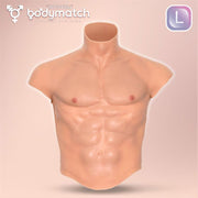 Bodymatch - Boomax - Hyperrealistisch Siliconen Mannelijk Bovenlichaam - Lichte Huidskleur-Erotiekvoordeel.nl