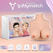 Bodymatch - Boodie - Realistische Siliconen Borstprothese - Lichte Huidskleur-Erotiekvoordeel.nl
