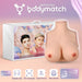 Bodymatch - Boodie - Realistische Siliconen Borstprothese - Lichte Huidskleur-Erotiekvoordeel.nl