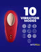 Intoyou - Panty Vibrator - Vibrerend Slipje - Met App Control - Rood-Erotiekvoordeel.nl