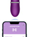 Intoyou - Sendel - Rabbit Vibrator met Bewegende Kralenring en App Control - Paars-Erotiekvoordeel.nl