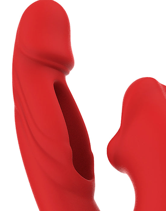 Intoyou - Mouty - Bitting & Flipping Rabbit Vibrator met App - Rood-Erotiekvoordeel.nl