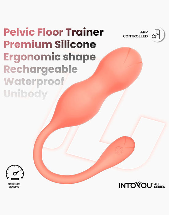 IY - Kyra - App Bediende Bekkenbodemtrainer Vaginaballetjes met Vibratie – Oranje-Erotiekvoordeel.nl