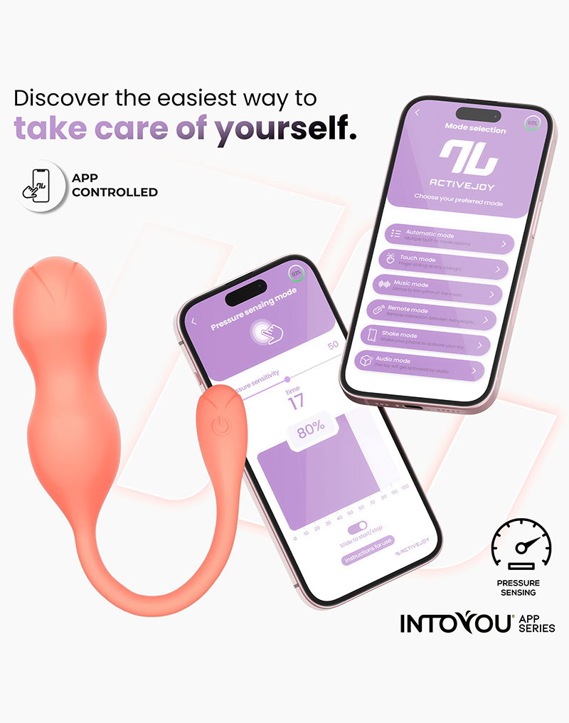 IY - Kyra - App Bediende Bekkenbodemtrainer Vaginaballetjes met Vibratie – Oranje-Erotiekvoordeel.nl