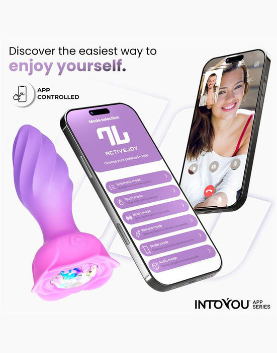 IY Moxy - Buttplug 360º Roterende Buttplug - App Control - Lila-Erotiekvoordeel.nl