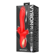 IY - Vyron - Stotende & Knabbelende Vibrator - Rood-Erotiekvoordeel.nl