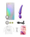 Love to Love - Pleaser - Wand Vibrator met Flapper Functie - Iridescent Night-Erotiekvoordeel.nl