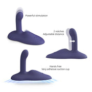 Love to Love – GOFAST - Vibratore da sedersi - Vibratore mani libere - Cuscino vibrante - Midnight Indigo - Erotiekvoordeel.nl
