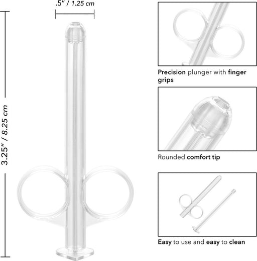 CalExotics - Lube Shooter - Lube Tube 2 Pcs - Douche Transparant-Erotiekvoordeel.nl