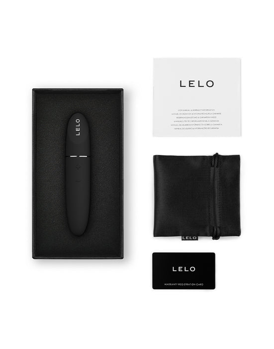 LELO - Mia 3 - Pucker Up - Lipstick Vibrator - Zwart-Erotiekvoordeel.nl