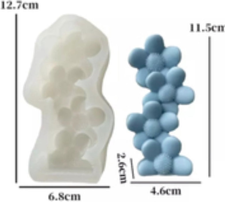 Craftylicious - Mal - Bloemen Mal - Siliconen - Kaarsen Maken - Zeep Maken - Bakken - Jesmonite Gieten-Erotiekvoordeel.nl