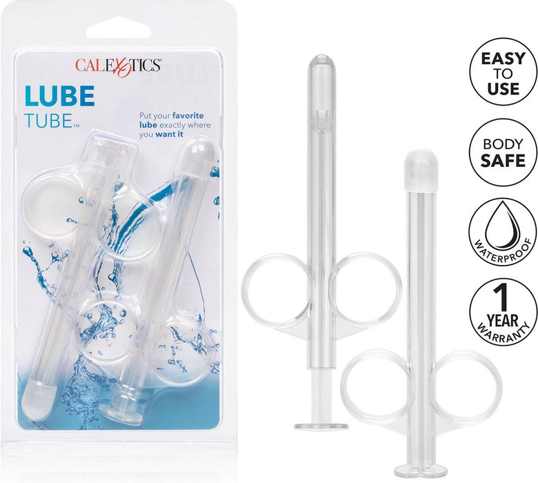 CalExotics - Lube Shooter - Lube Tube 2 Pcs - Douche Transparant-Erotiekvoordeel.nl