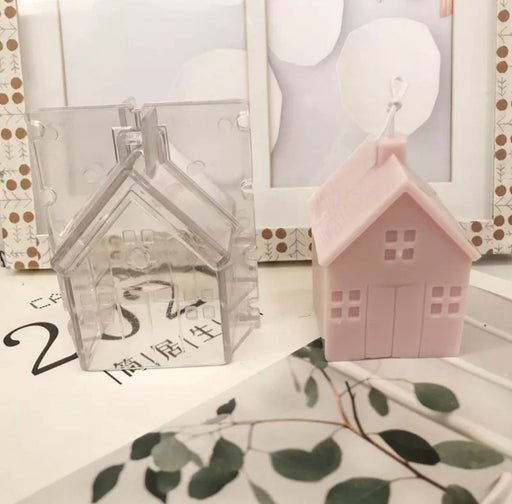 Mal winterhuisje S - huis - zelf kaarsen maken - jesmonite - gieten - hard plastic mal-Erotiekvoordeel.nl