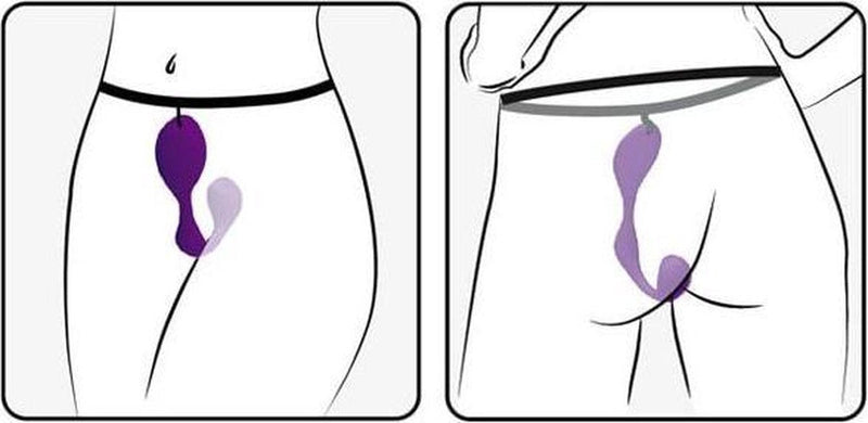 Adrien Lastic – Mr. Hook - Clitoris en G-spot Vibrator met Afstandsbediening – Paars-Erotiekvoordeel.nl