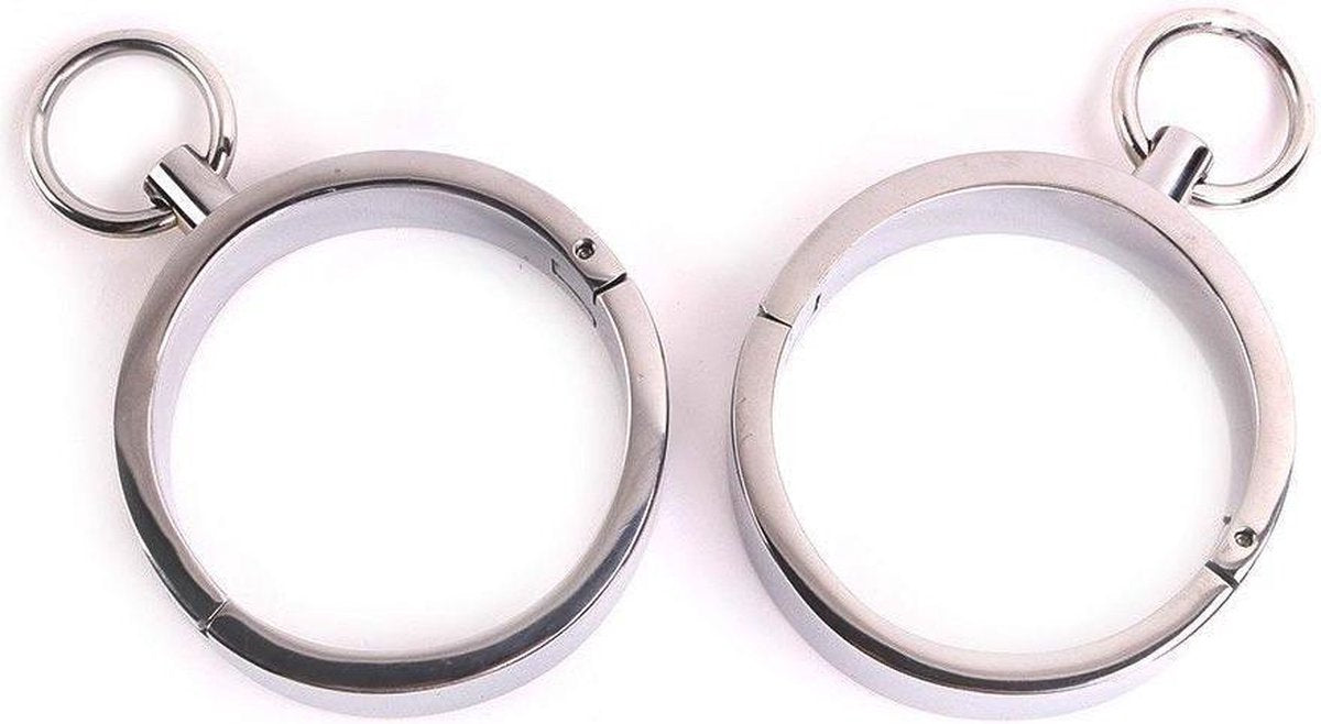 Kiotos Steel - Stalen Handboeien - Medium-Erotiekvoordeel.nl