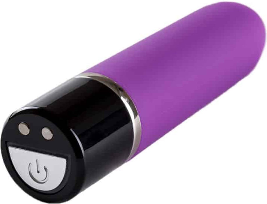 Virgite - Vibrerende en oplaadbare bullet vibrator V3 - paars-Erotiekvoordeel.nl