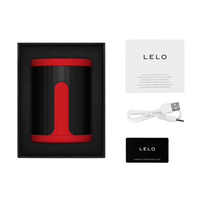 LELO - F2S Master Blaster- Stamina Trainer & Stroker - App Control - Rood-Erotiekvoordeel.nl