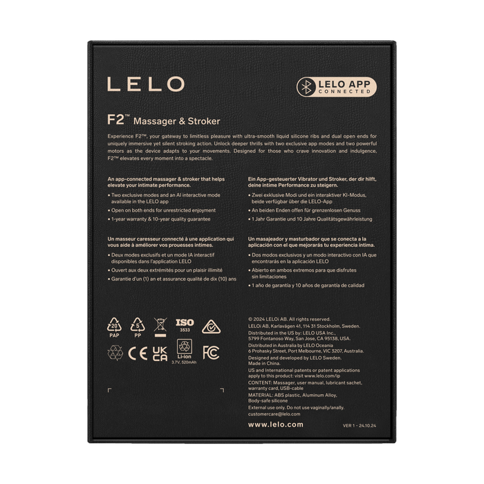 LELO - F2S Master Blaster- Stamina Trainer & Stroker - App Control - Rood-Erotiekvoordeel.nl