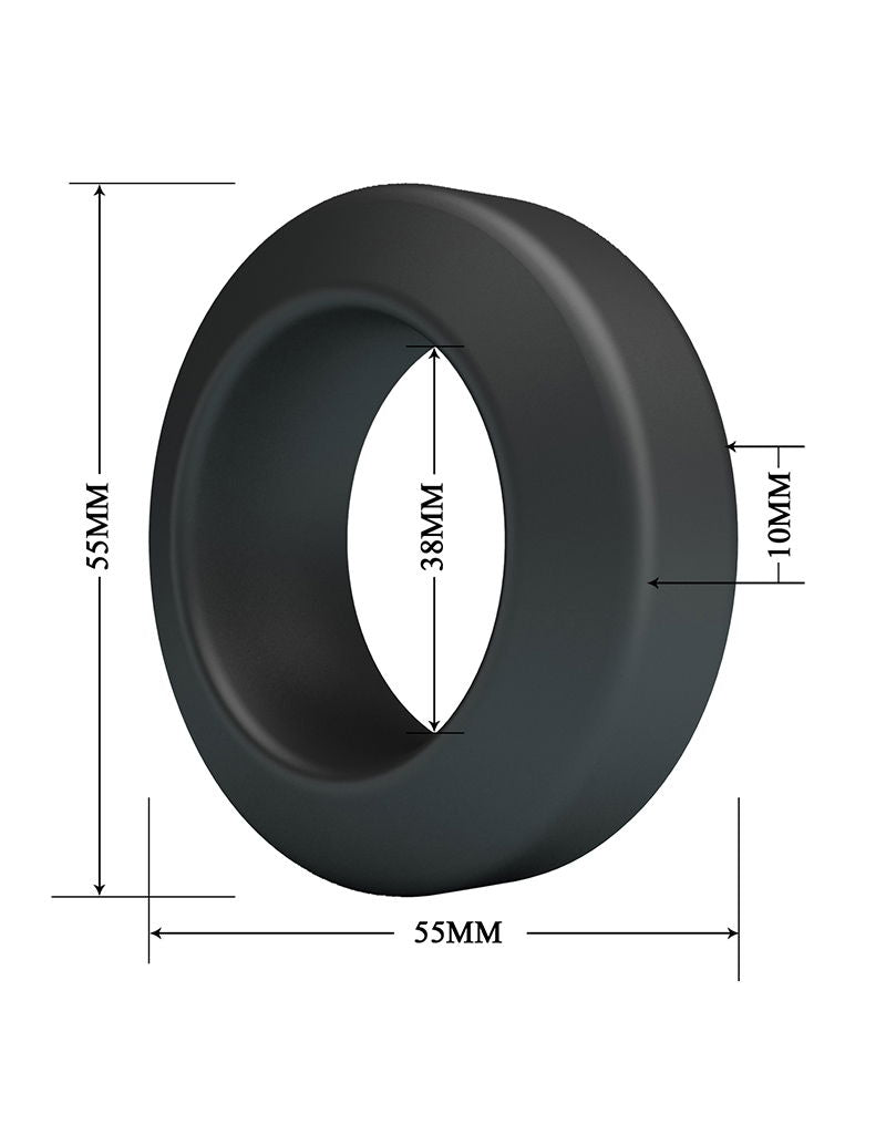 Crazy Bull - Brodan - Cockring - Model 9 - Zwart-Erotiekvoordeel.nl