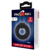 Crazy Bull - Kayke - Cockring - Model 2 - Zwart-Erotiekvoordeel.nl