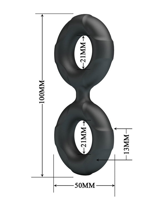 Crazy Bull - Radwan - Cockring - Model 19 - Zwart-Erotiekvoordeel.nl